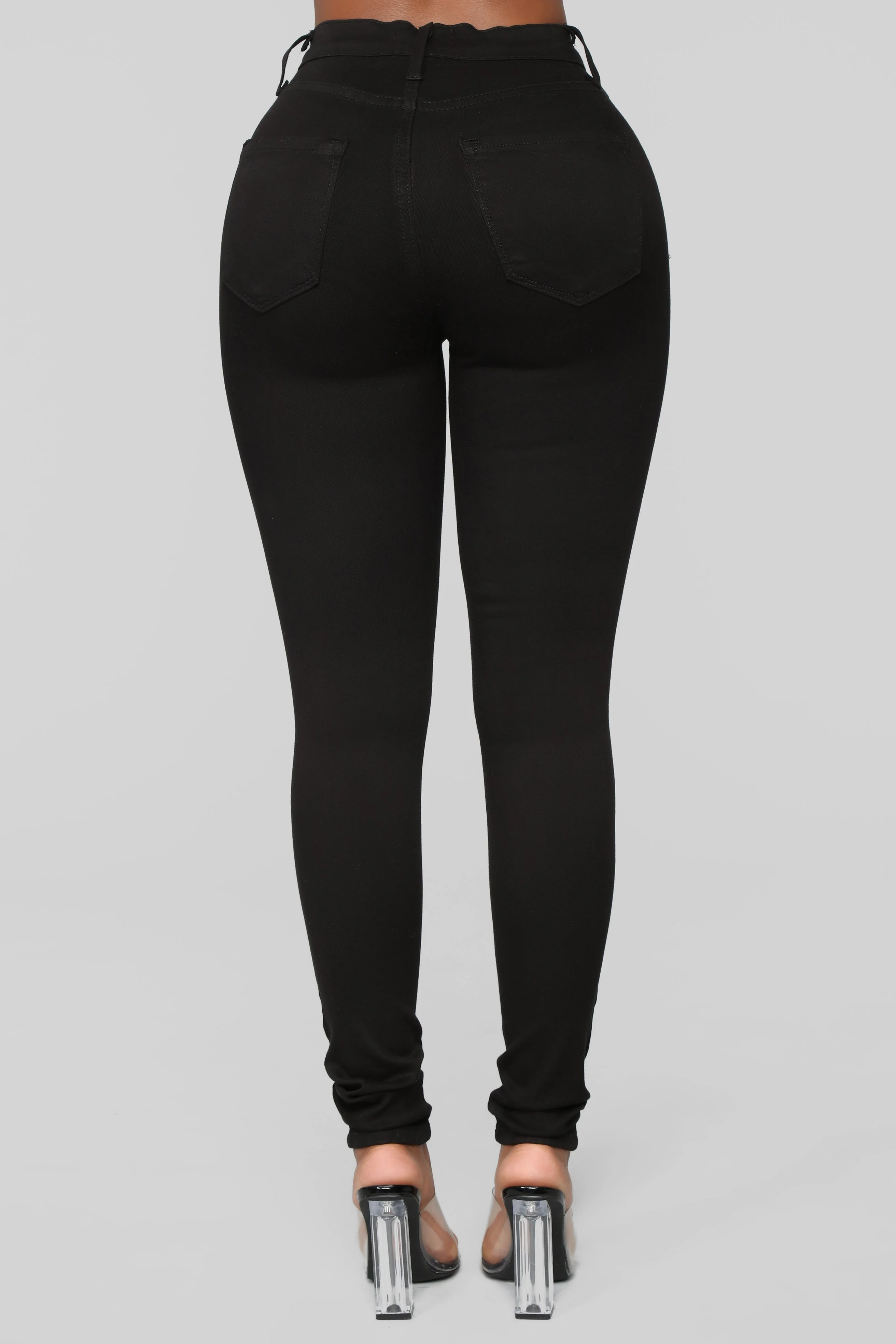 Narrow waist skinny jeans - Black - Image 12