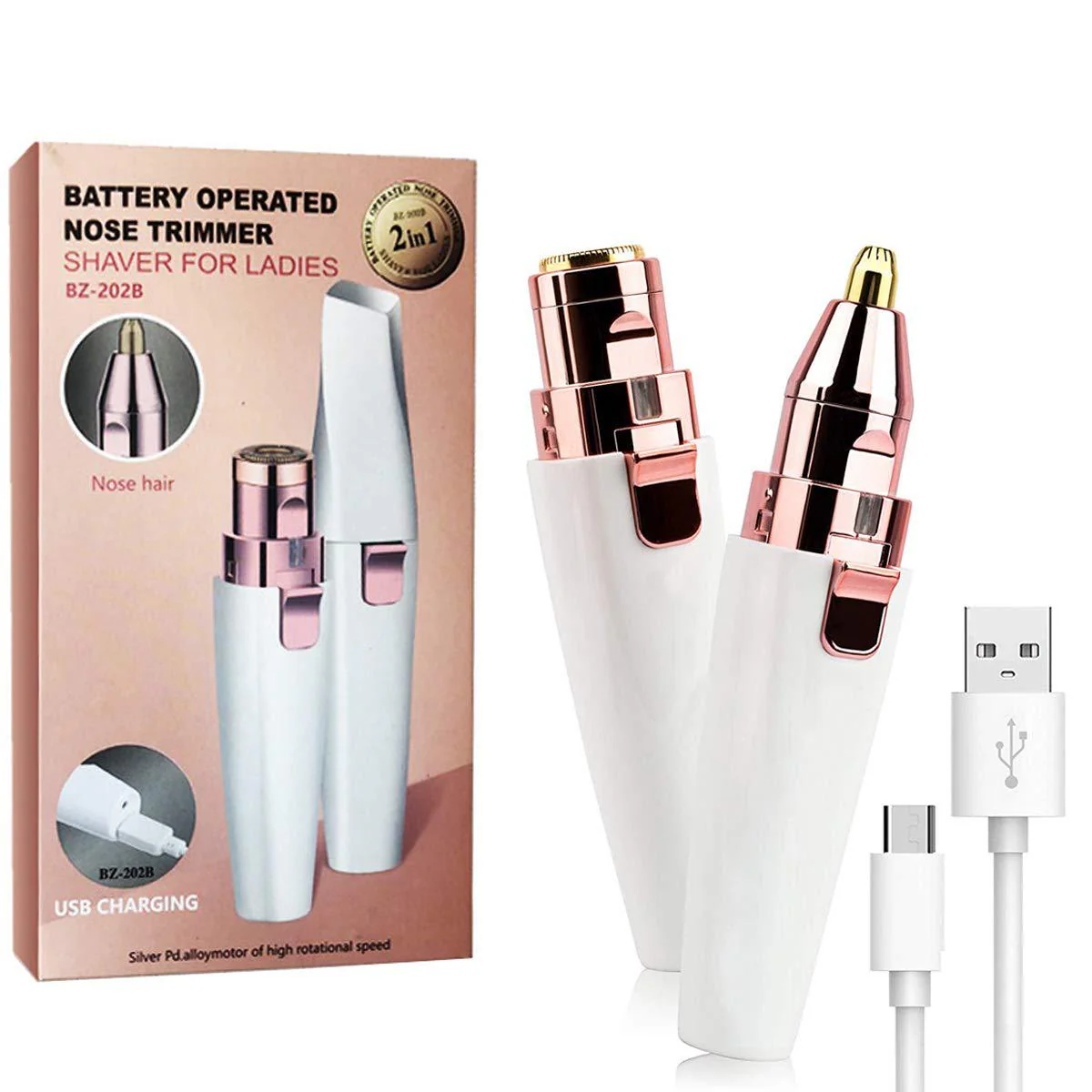 🔥🎁 Final Day Sale 2-in-1 Women's Eyebrow and Facial Hair Removal Device - Image 2