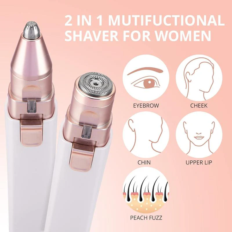 🔥🎁 Final Day Sale 2-in-1 Women's Eyebrow and Facial Hair Removal Device - Image 5