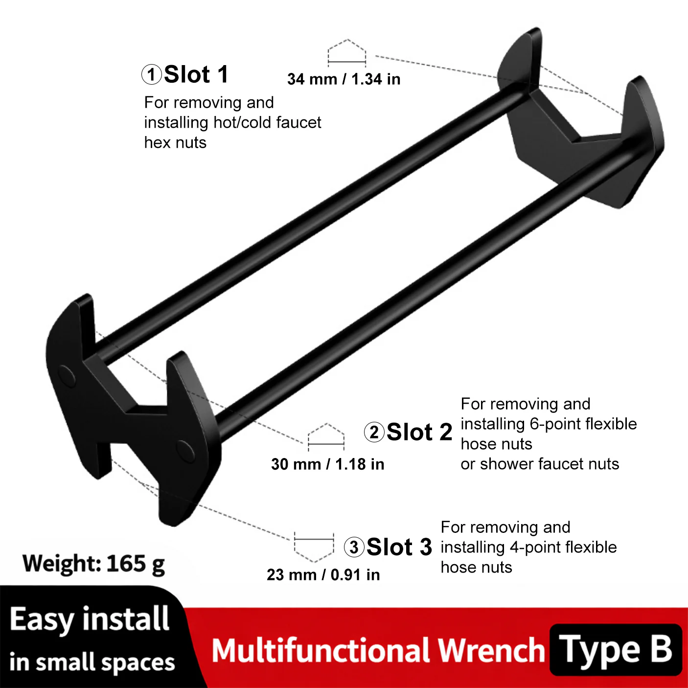 🔥2026 hot sale 🔥🔧Multifunctional Sink Wrench - Image 7