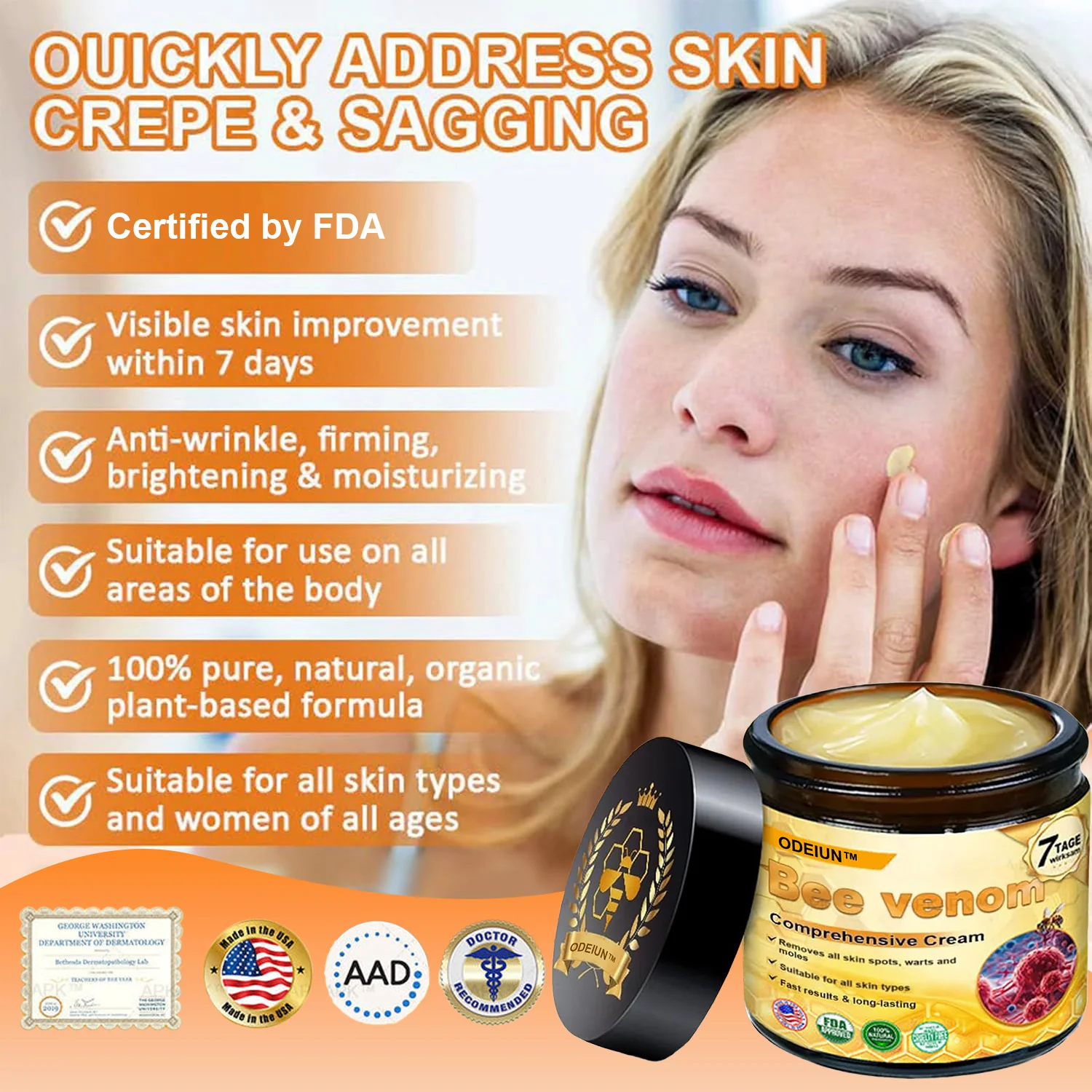 Made and Shipped from USA ✨ ODEIUN™ Bee venom Comprehensive Cream 🔥 LAST DAY 80% OFF 💎💎 - Image 2