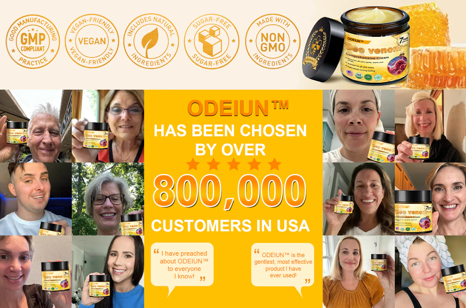 Made and Shipped from USA ✨ ODEIUN™ Bee venom Comprehensive Cream 🔥 LAST DAY 80% OFF 💎💎 - Image 3