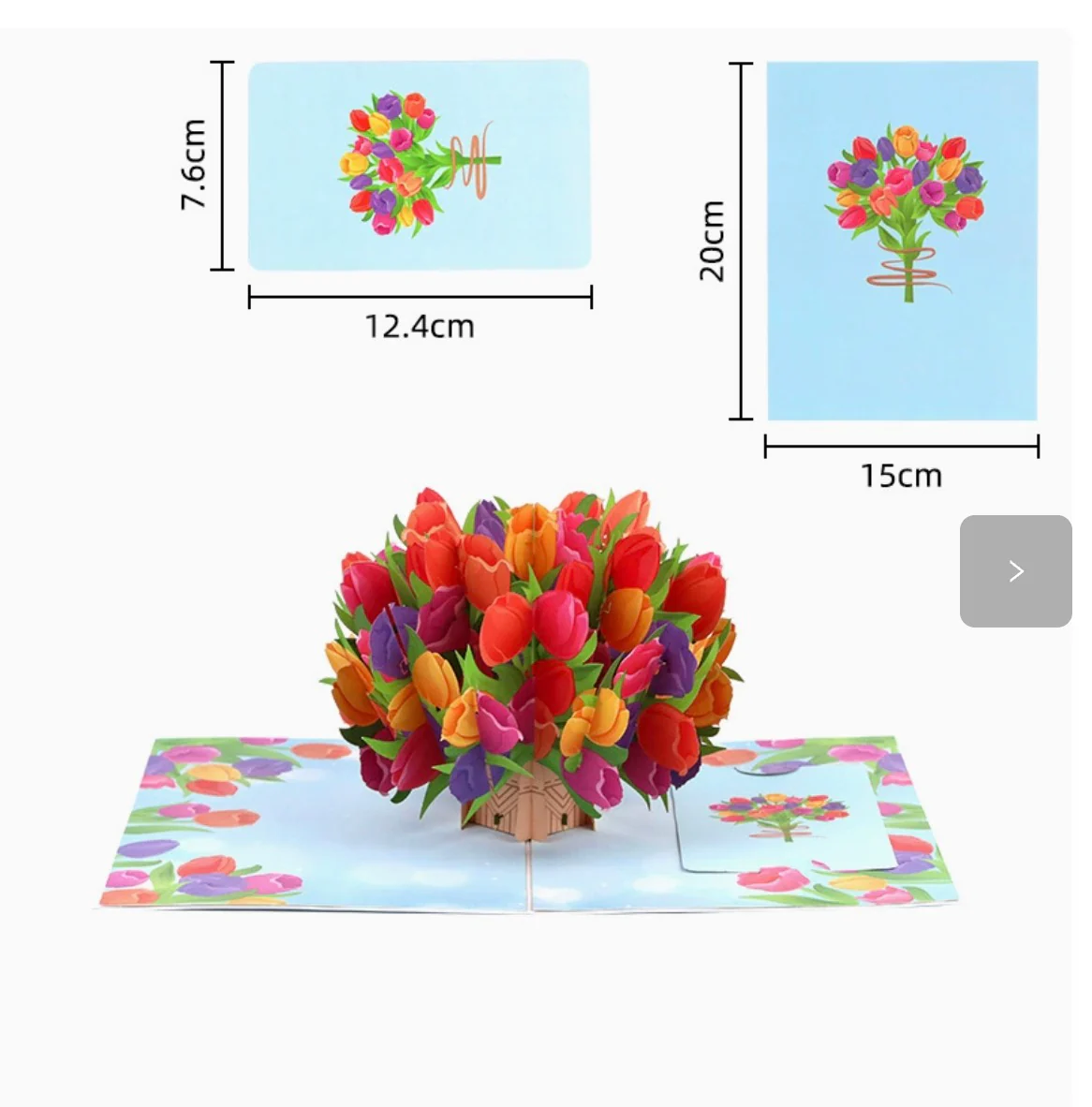 💐 Pop-Up Wildflower Valentine’s Card - Image 10