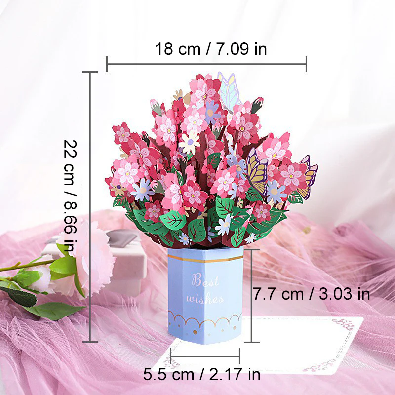 💐 Pop-Up Wildflower Valentine’s Card - Image 22