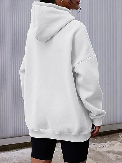 Basic Thick Solid Color Pullover Hoodie - Image 12