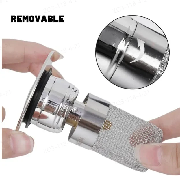 🔥Bathroom Sink Stopper Hair Catcher - Image 6