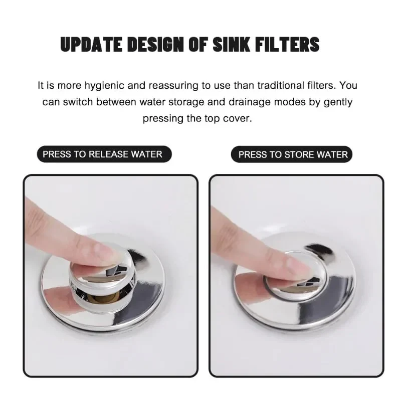 🔥Bathroom Sink Stopper Hair Catcher - Image 7