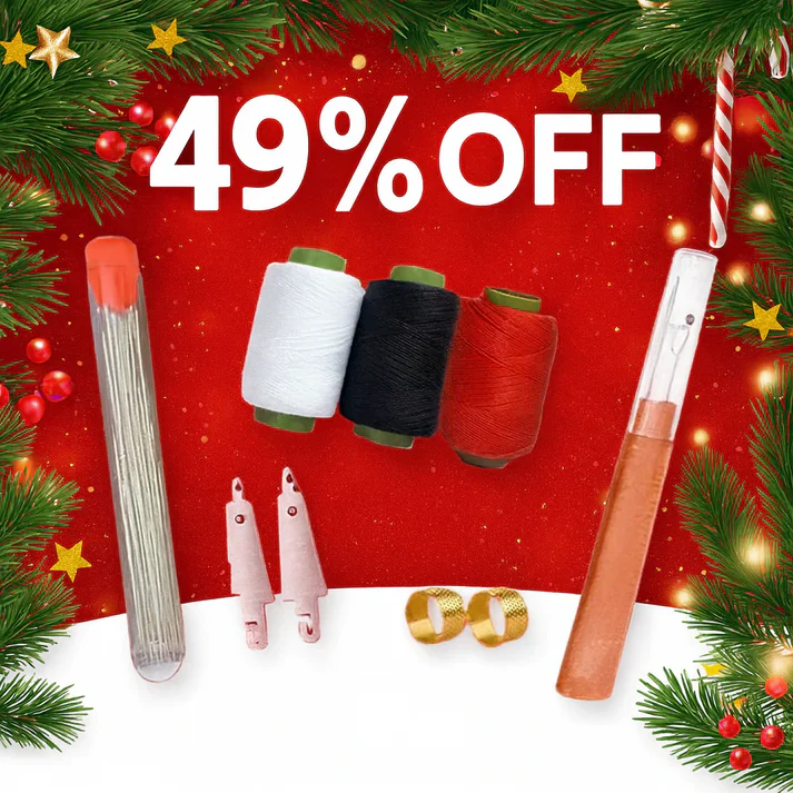 🎄Christmas-Sale 49%Off❤34PCS Big Eye Steel Needles Set