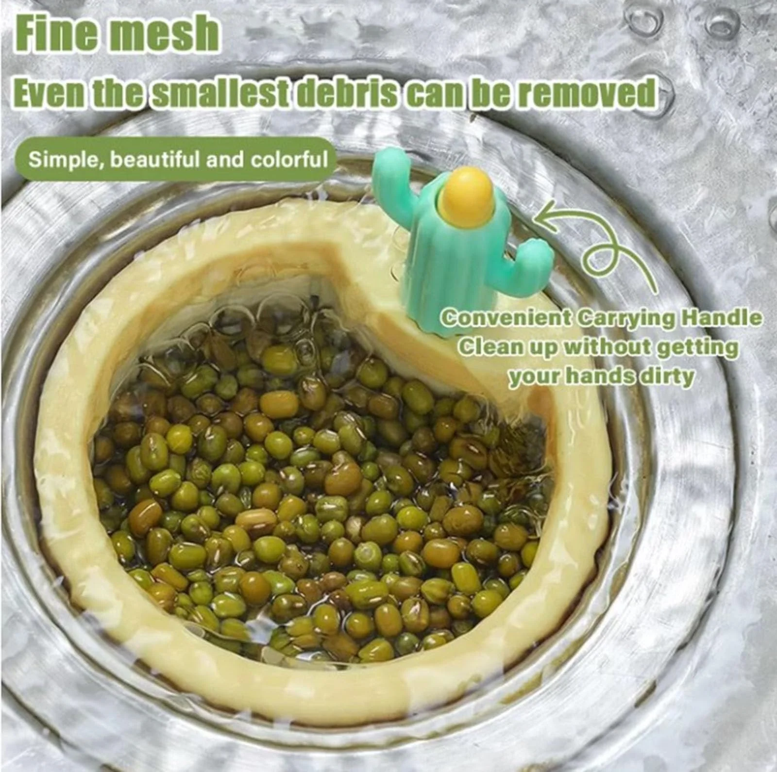 🍽️Cactus Kitchen Automatic Dumping Sink Filter - Image 4