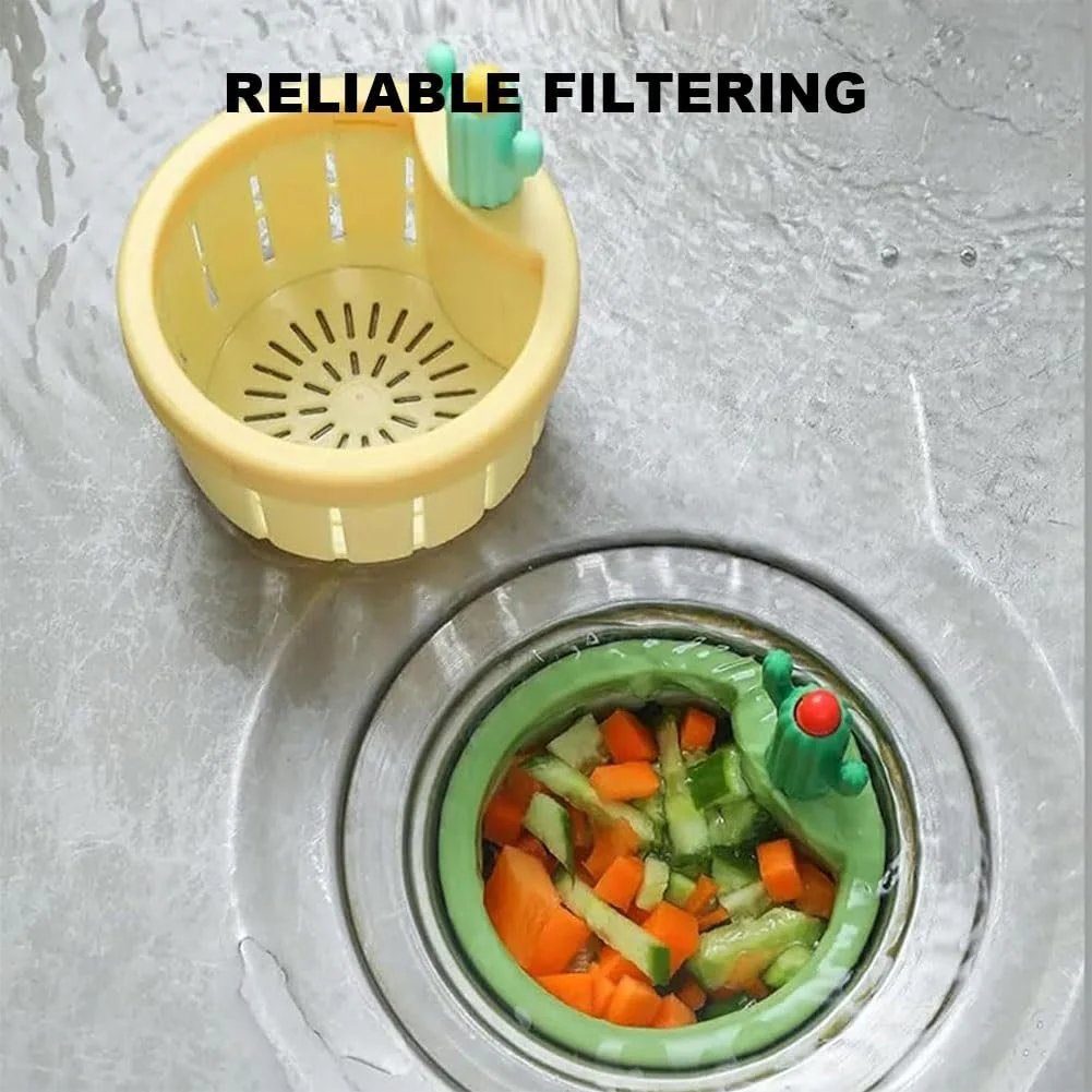 🍽️Cactus Kitchen Automatic Dumping Sink Filter - Image 5