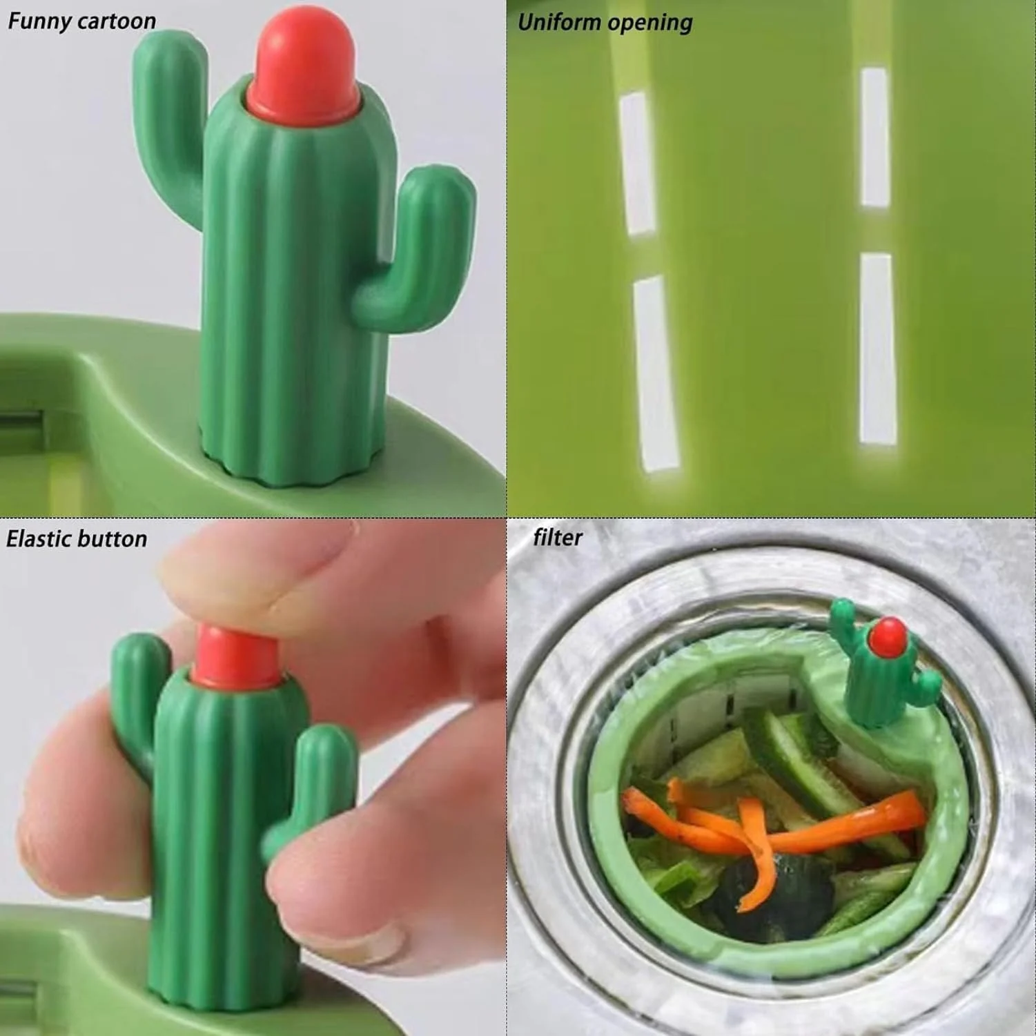 🍽️Cactus Kitchen Automatic Dumping Sink Filter - Image 8