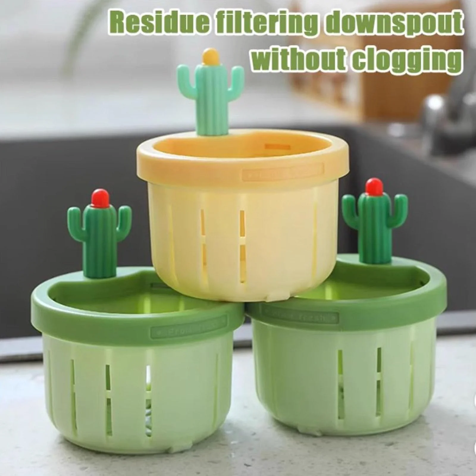 🍽️Cactus Kitchen Automatic Dumping Sink Filter - Image 9