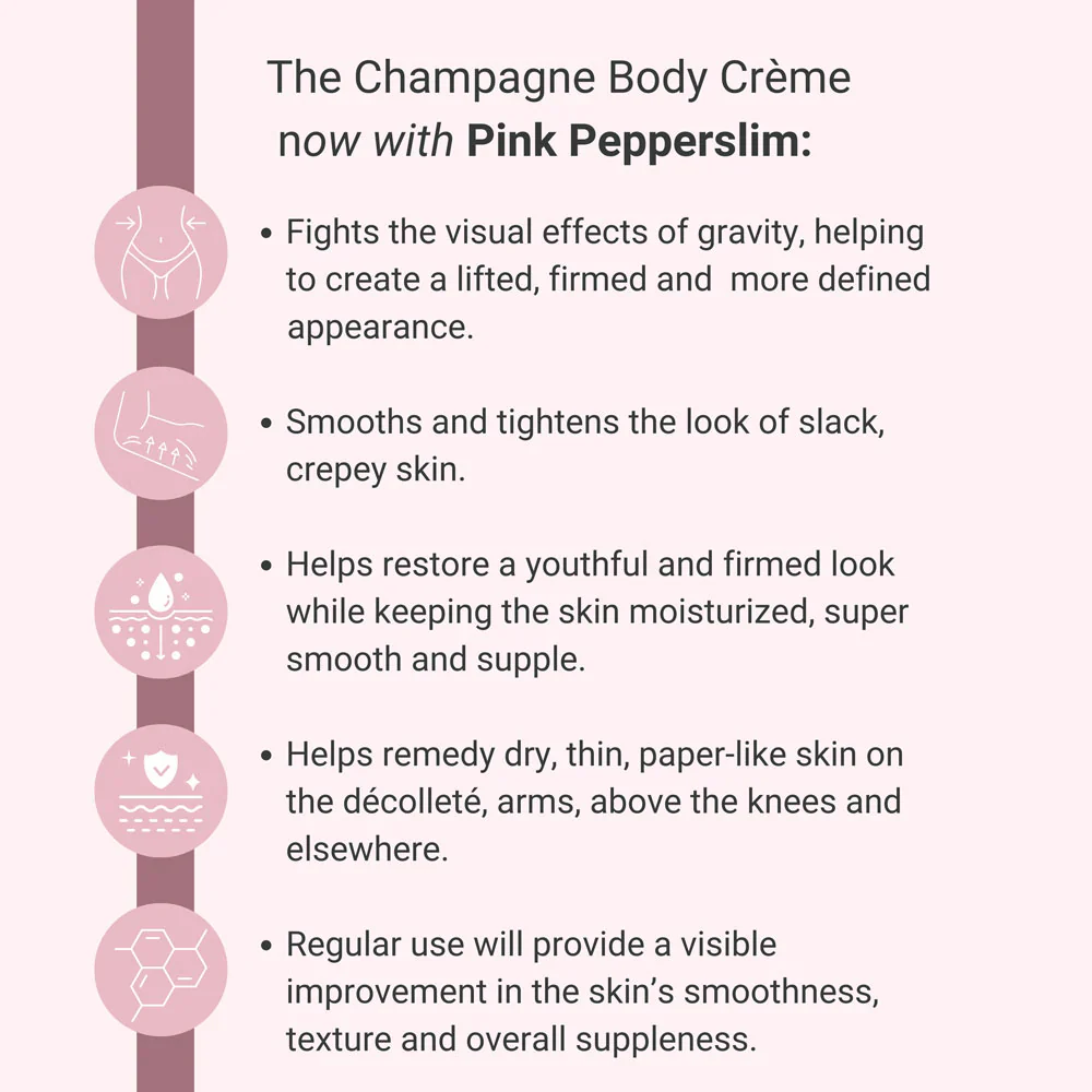 Champagne Beaute Lift Firming Body Crème - 8 fl.oz. - Image 2