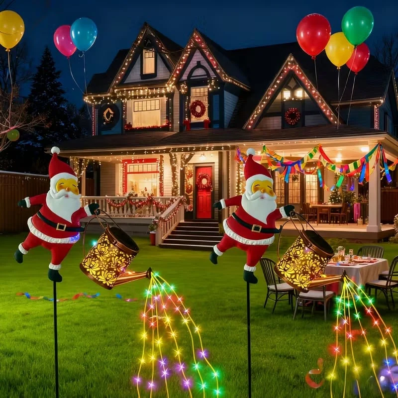 🎅Christmas Claus Solar Kettle Lights - Image 2