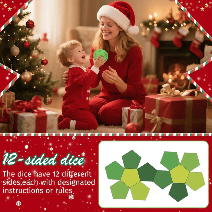 🏆 50K+ SOLD! – Almost Gone💥🎁Hilarious Christmas Gift Exchange Party GameDice - Image 2