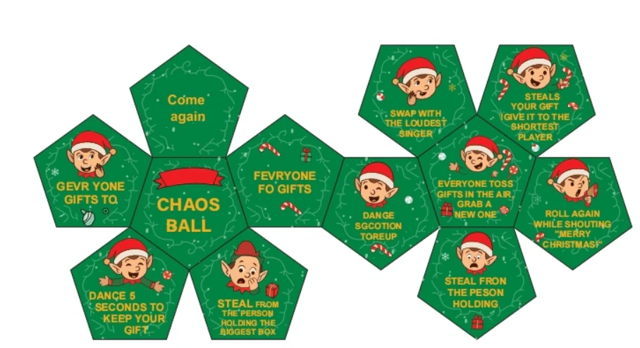 🏆 50K+ SOLD! – Almost Gone💥🎁Hilarious Christmas Gift Exchange Party GameDice - Image 6