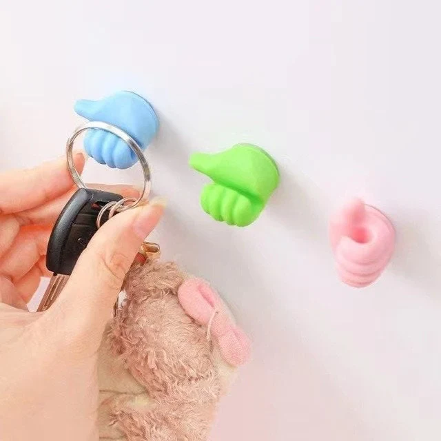 (🌲Early Christmas Sale - 49% OFF) Creative Thumbs Up Shape Wall Hook - Image 10
