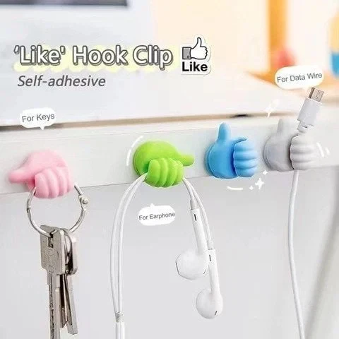 (🌲Early Christmas Sale - 49% OFF) Creative Thumbs Up Shape Wall Hook - Image 4