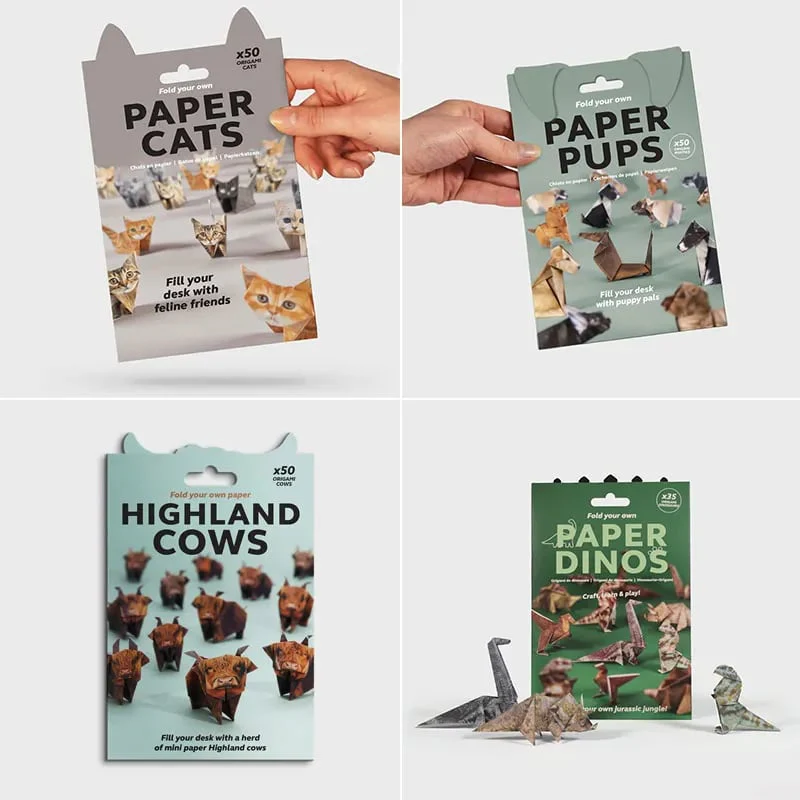 ✨Easy DIY Paper Cats Kit | Guided Lines & Instructions Included🎁Buy More Save More - Image 2