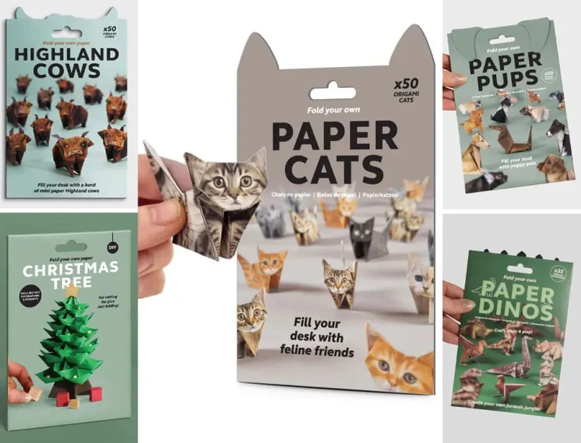 ✨Easy DIY Paper Cats Kit | Guided Lines & Instructions Included🎁Buy More Save More - Image 3