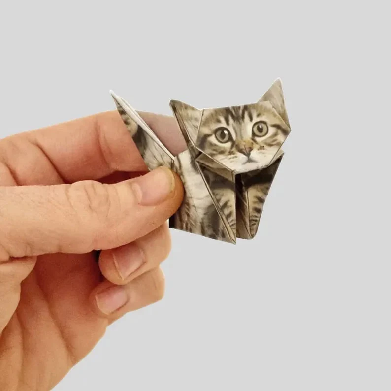 ✨Easy DIY Paper Cats Kit | Guided Lines & Instructions Included🎁Buy More Save More - Image 9