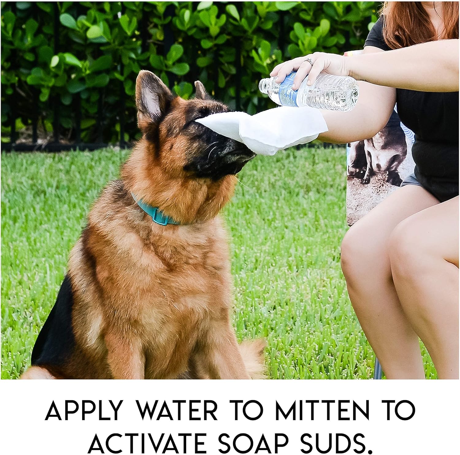 🔥Rinse-Free Dog Shampoo Mitts – Hypoallergenic Pet Bath Wipes, 6 Packs - Image 4