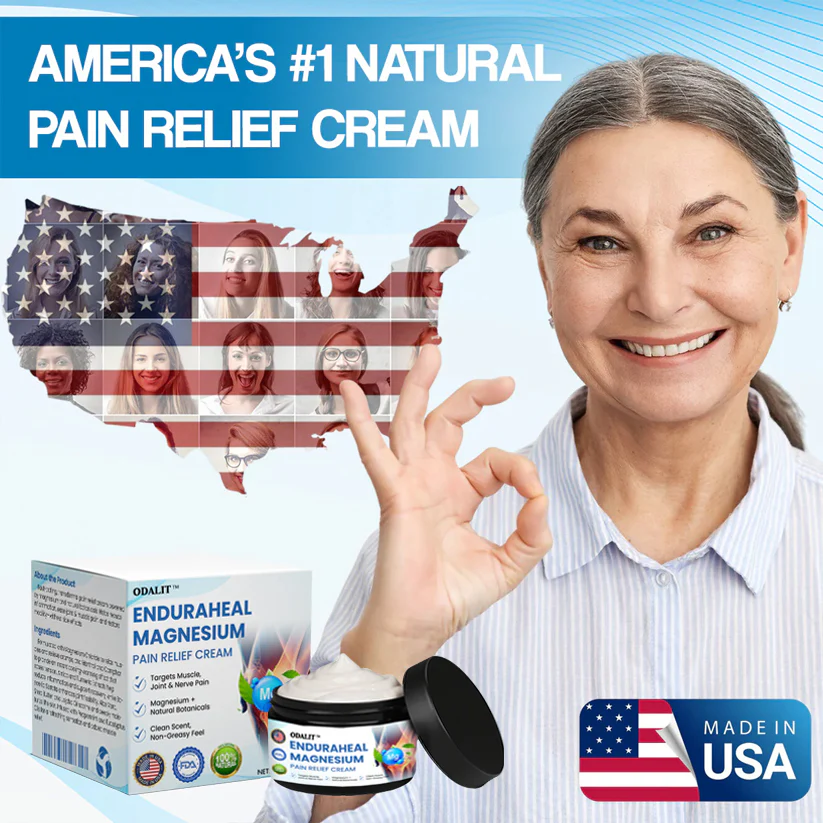 ODALIT™ EnduraHeal Magnesium Pain Relief Cream (Treats Arthritis, Neuropathy, Rheumatism, Sports Injuries & More) - Image 11