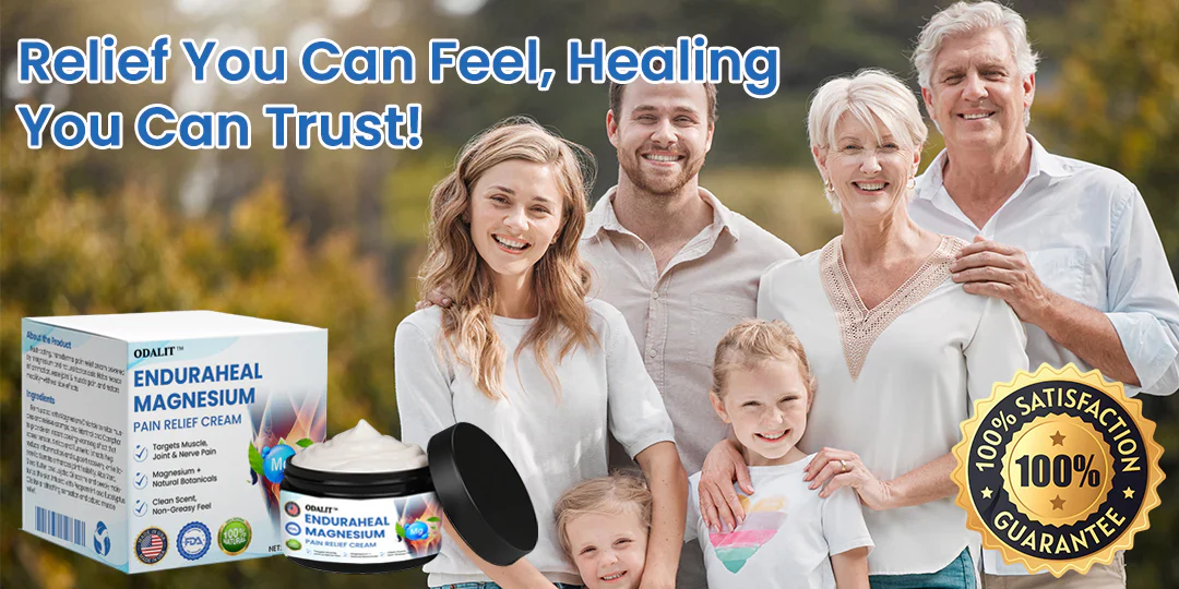 ODALIT™ EnduraHeal Magnesium Pain Relief Cream (Treats Arthritis, Neuropathy, Rheumatism, Sports Injuries & More) - Image 12
