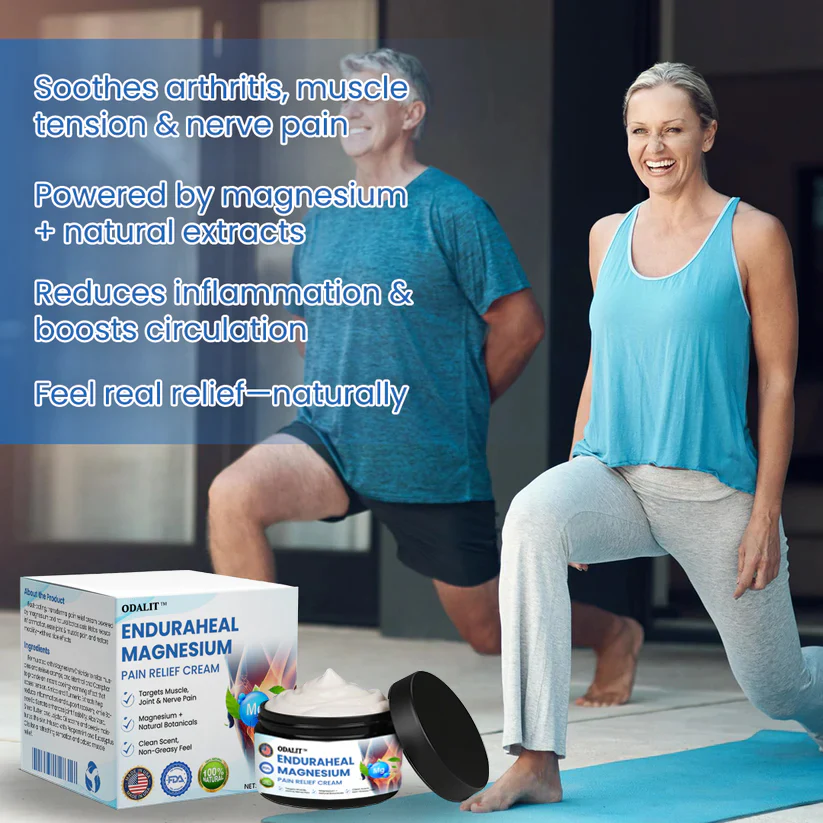 ODALIT™ EnduraHeal Magnesium Pain Relief Cream (Treats Arthritis, Neuropathy, Rheumatism, Sports Injuries & More) - Image 7