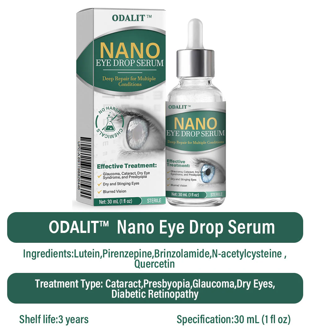 Made and Shipped from USA 💎💧ODALIT™ OptiFusion Nano Eye Drops Serum🔥 LAST DAY 80% OFF 💎 - Image 10