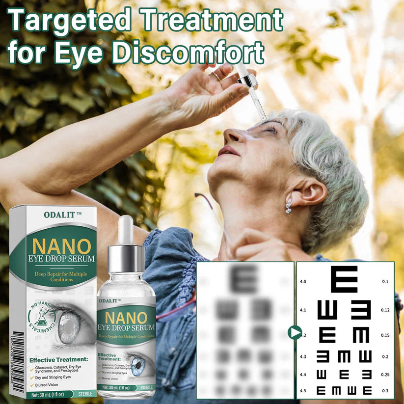 Made and Shipped from USA 💎💧ODALIT™ OptiFusion Nano Eye Drops Serum🔥 LAST DAY 80% OFF 💎 - Image 5