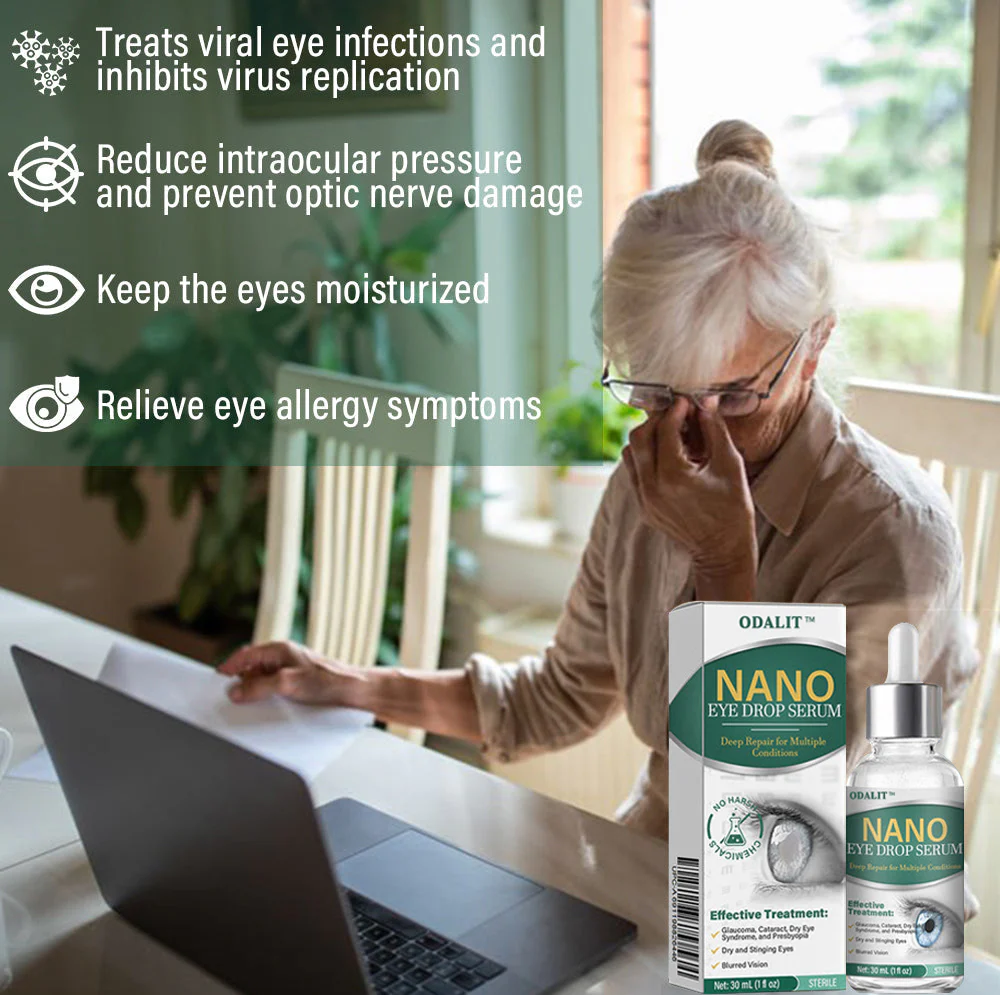 Made and Shipped from USA 💎💧ODALIT™ OptiFusion Nano Eye Drops Serum🔥 LAST DAY 80% OFF 💎 - Image 6