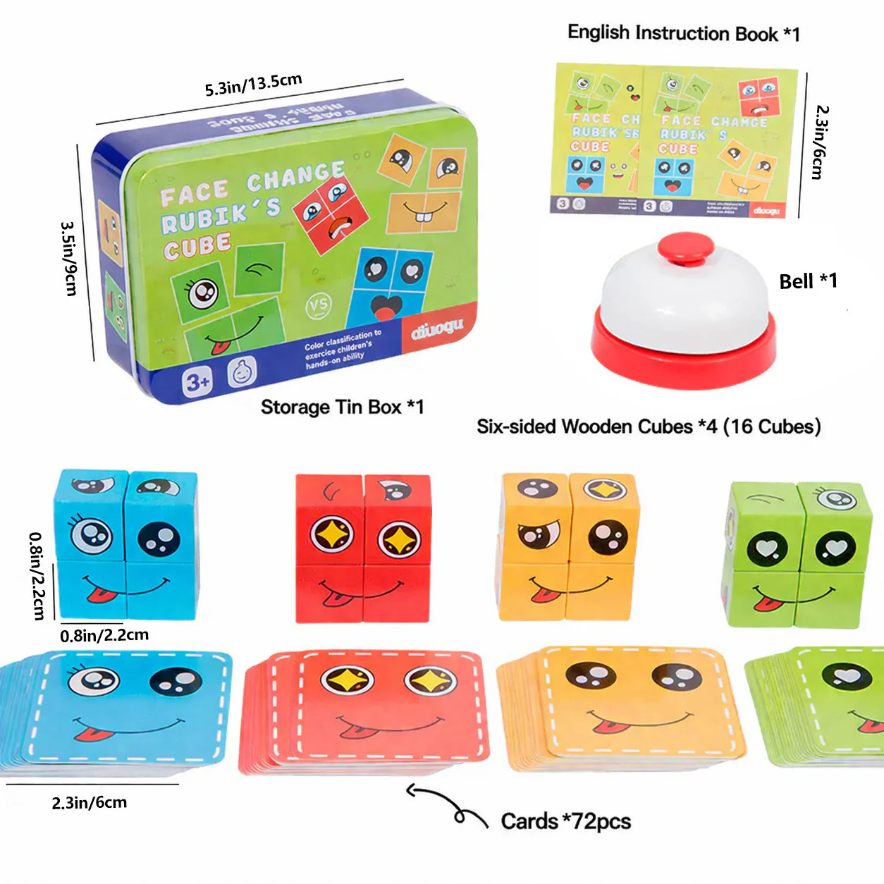 ⚔️ Face-Off! ⚡ The High-Speed Expression Match Game: 🃏 72-Card Mega Pack for Epic Game Nights 🎉 - Image 2
