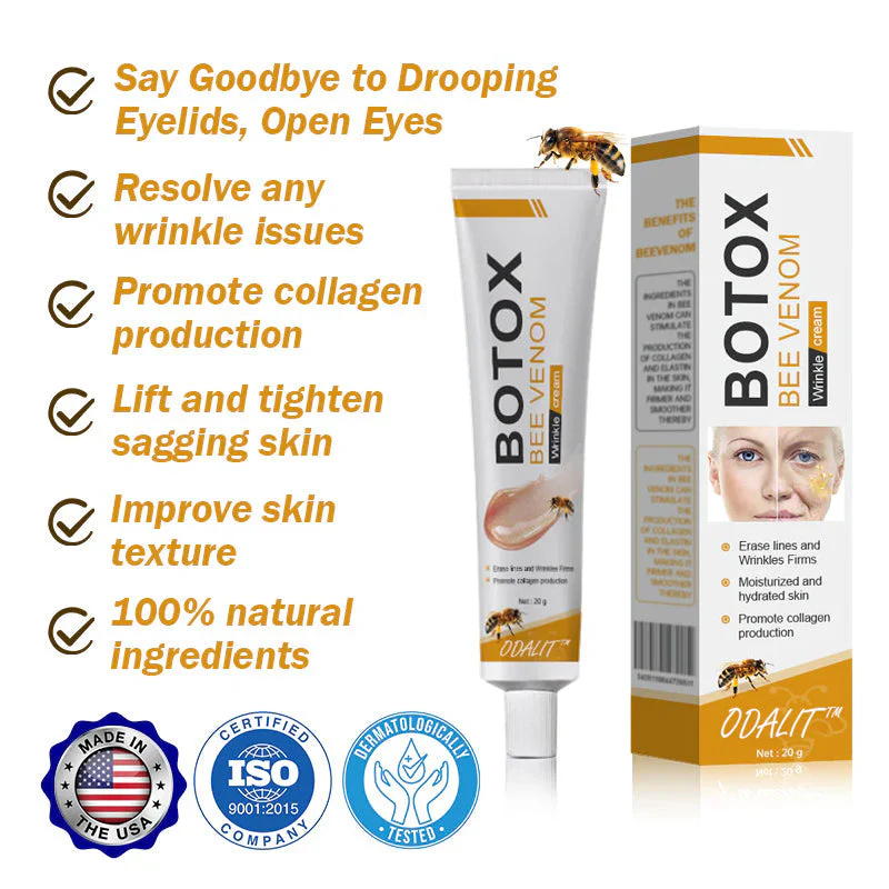 (Made and Shipped from USA) 🧑⚕️ODALIT™ Botox Bee Venom Wrinkle Removal Cream- LAST DAY 70% OFF🔥 - Image 14