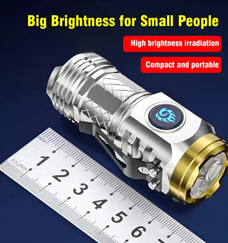 🔥LAST DAY PROMOTION 49% OFF 🔥 - Three-eyed Monster Mini Flash Super Power Flashlight