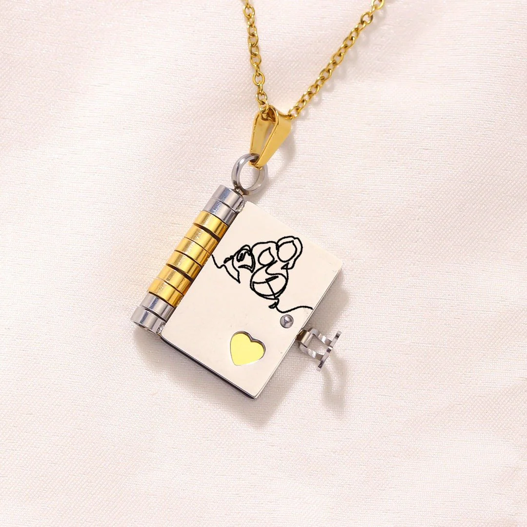 🎁For Granddaughter - The Most Beautiful Chapter Book Necklace - Image 10