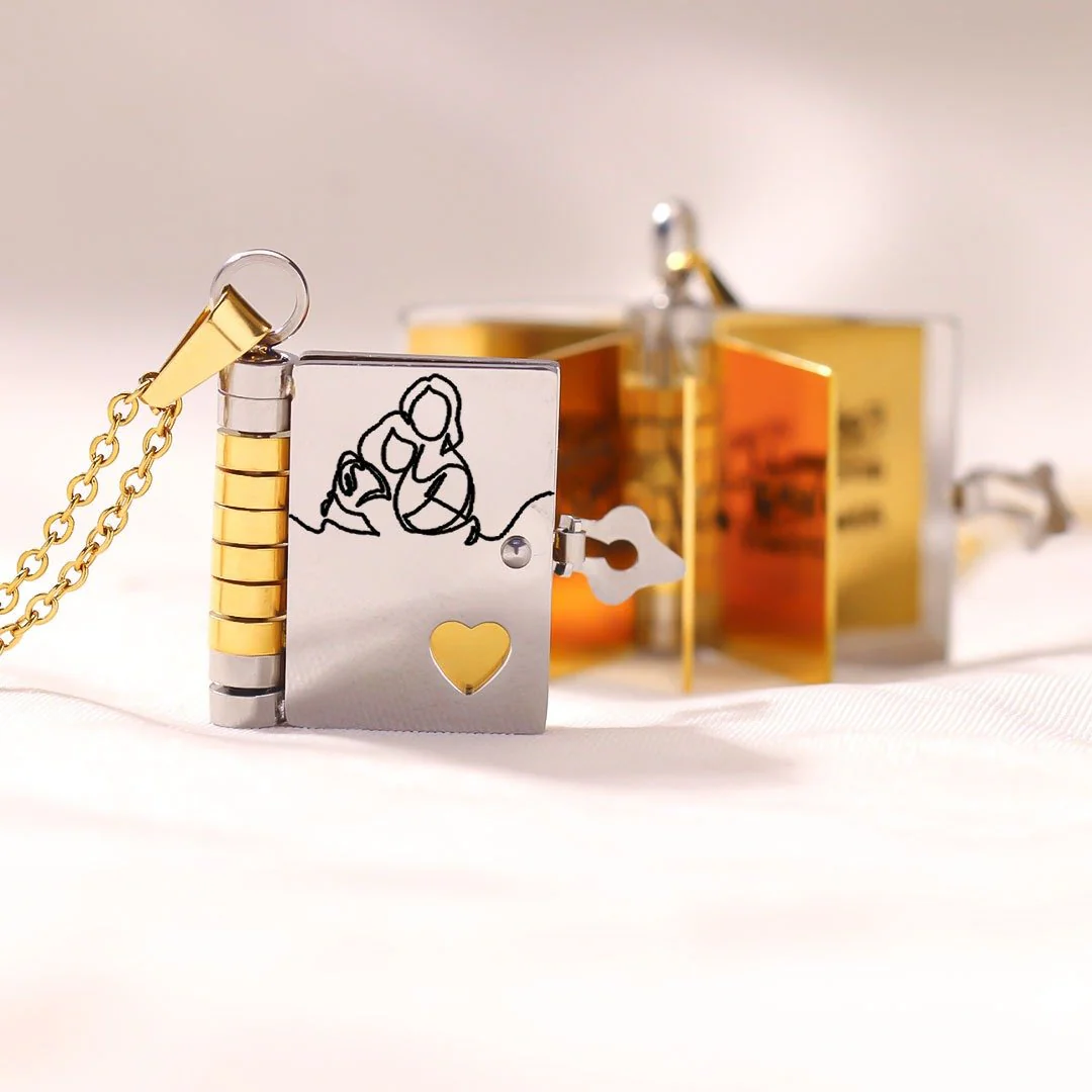 🎁For Granddaughter - The Most Beautiful Chapter Book Necklace - Image 5