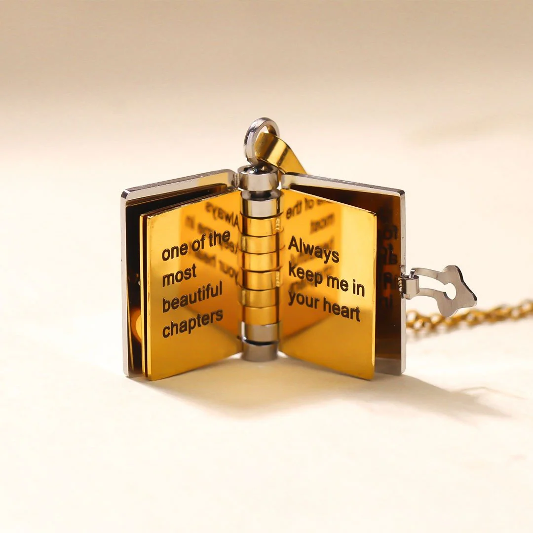 🎁For Granddaughter - The Most Beautiful Chapter Book Necklace - Image 7