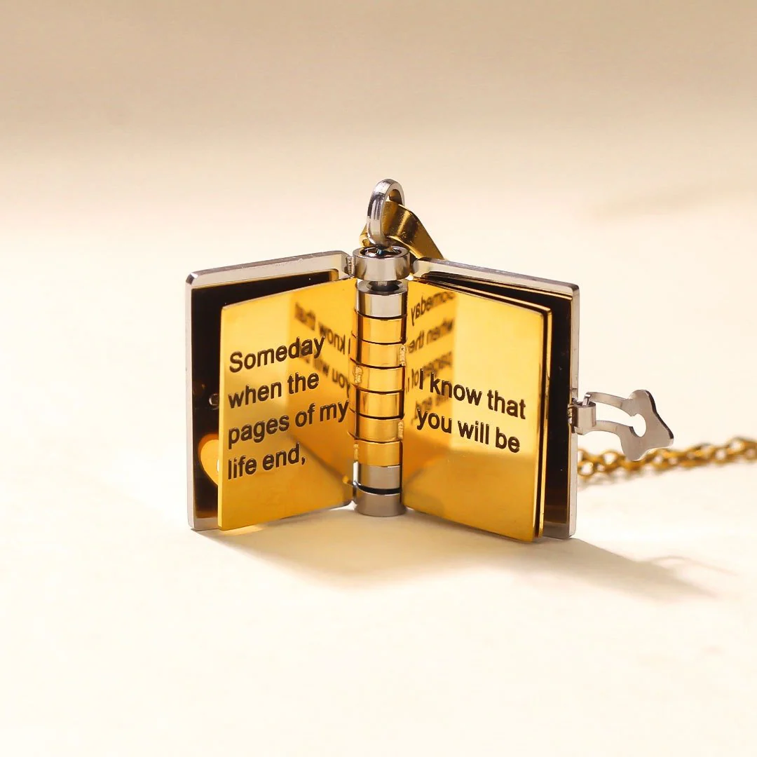 🎁For Granddaughter - The Most Beautiful Chapter Book Necklace - Image 8