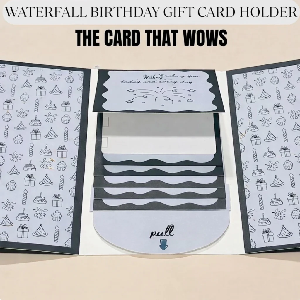 🎁LAST DAY 50% OFF - 🎂✨ Handmade Waterfall Gift Card Booklet💖 - Image 14
