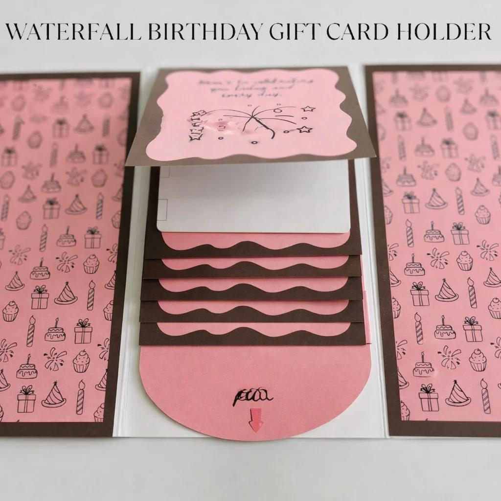 🎁LAST DAY 50% OFF - 🎂✨ Handmade Waterfall Gift Card Booklet💖 - Image 16