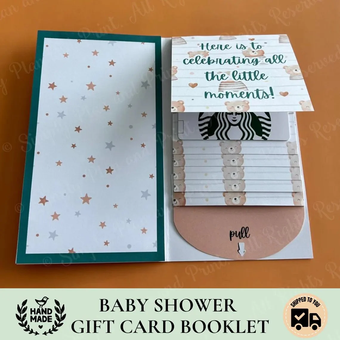 🎁LAST DAY 50% OFF - 🎂✨ Handmade Waterfall Gift Card Booklet💖 - Image 8