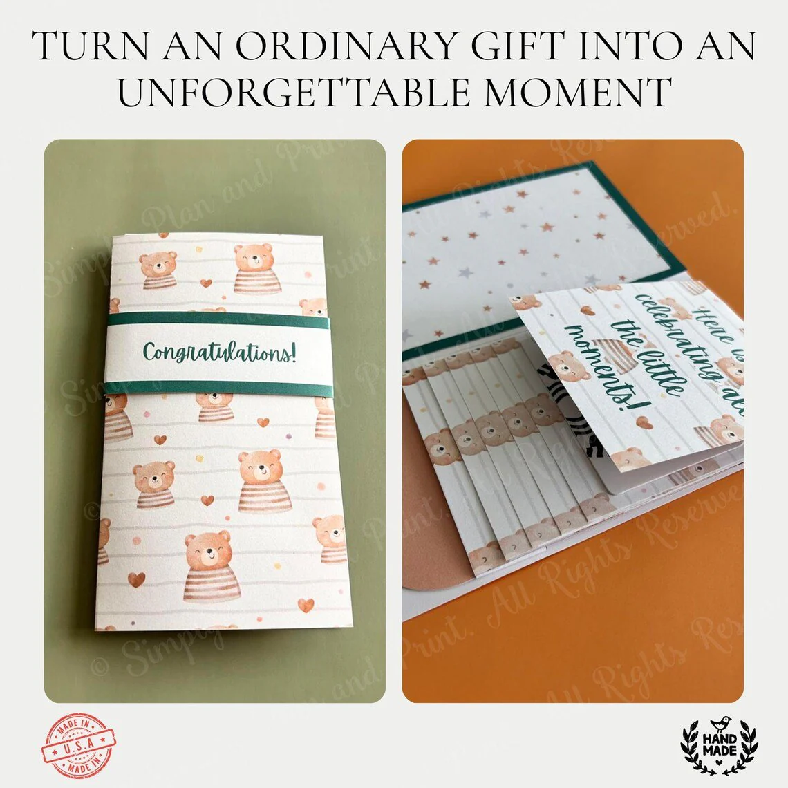 🎁LAST DAY 50% OFF - 🎂✨ Handmade Waterfall Gift Card Booklet💖 - Image 9