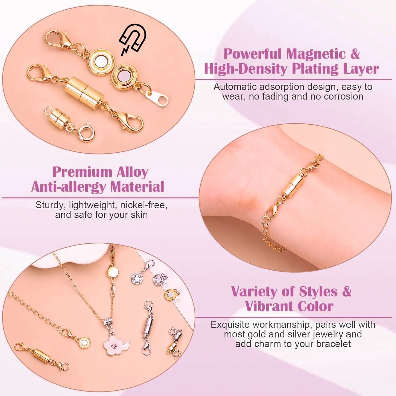 🔥 Magnetic Necklace Clasps and Closures - Image 3