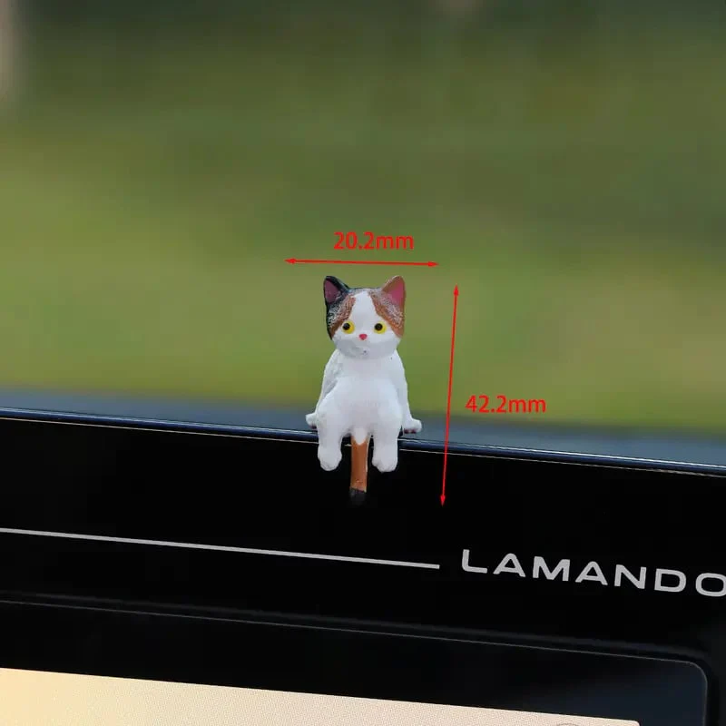 ⏰🔥LAST DAY 59% OFF - Hand-Painted Mini Cat Desk Figurines 😺 Set of 5 Cute Cartoon Kitty Companions - Image 10