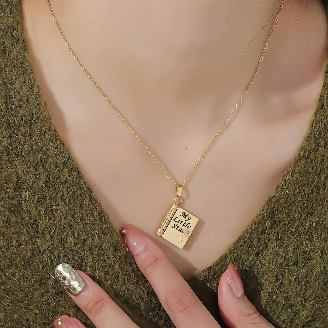 For Daughter/Son🌸 - My Little Star Book Necklace❤️ - Image 10