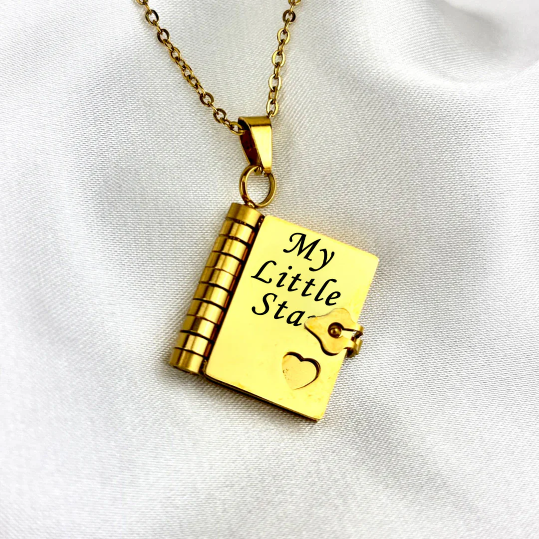 For Daughter/Son🌸 - My Little Star Book Necklace❤️ - Image 4