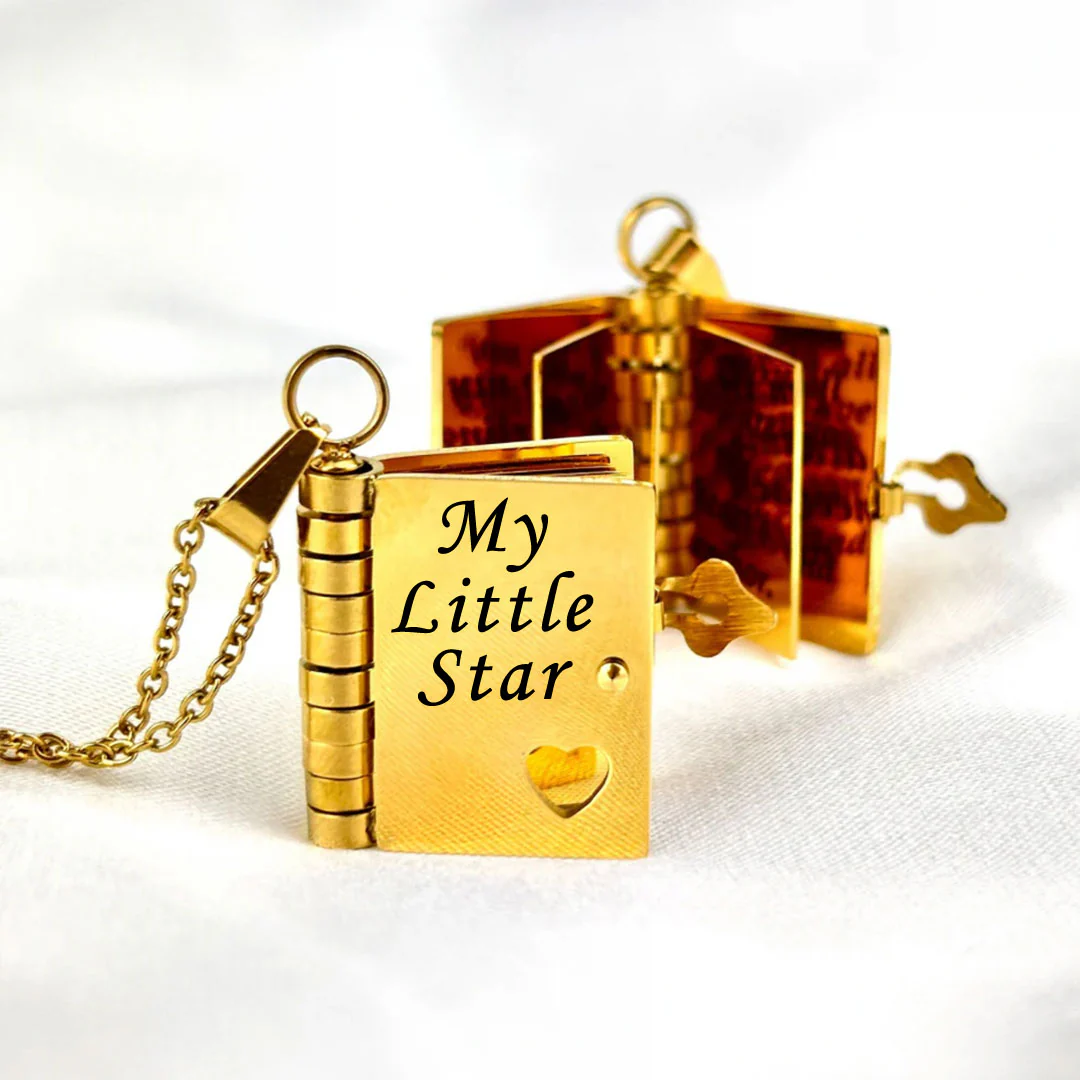 For Daughter/Son🌸 - My Little Star Book Necklace❤️ - Image 6
