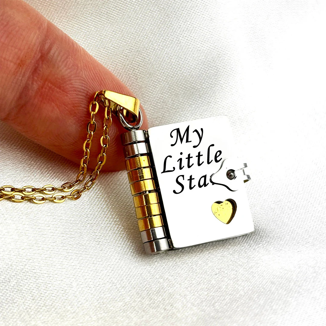 For Daughter/Son🌸 - My Little Star Book Necklace❤️ - Image 7