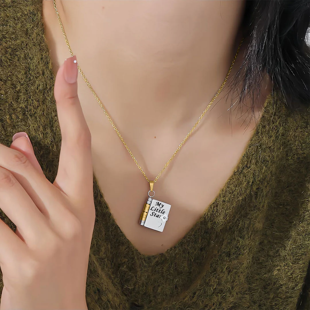 For Daughter/Son🌸 - My Little Star Book Necklace❤️ - Image 9